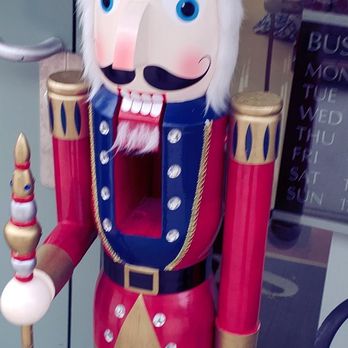 Kilwins Ice Cream - Chocolate - Fudge - The nutcracker guards the entrance to Kilwin's - Chocolatiers & Shops Near Me - St. Charles, Illinois