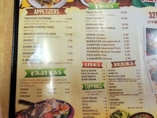 Menu photo 1 Mi Mexico Lindo Merritt Island, FL Menu photo 1 Mi Mexico Lindo Merritt Island, FL