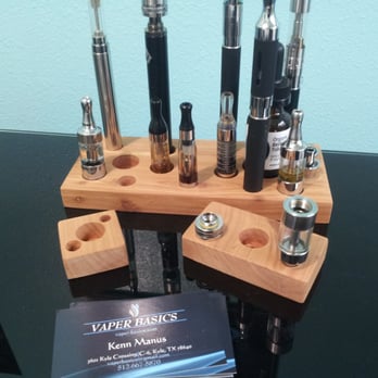 Vaper Basics - custom made pieces from natural hard woods and cedar. The two small pieces in the front are tank holders to help with refilling - Vape Shops Near Me - Kyle, Texas Vaper Basics - custom made pieces from natural hard woods and cedar. The two small pieces in the front are tank holders to help with refilling - Vape Shops Near Me - Kyle, Texas
