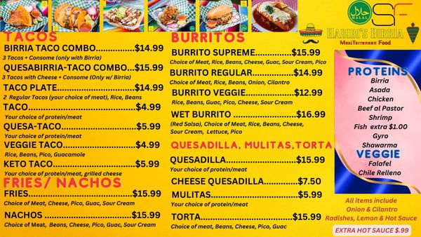 Menu photo 3 Habibi's Birria San Francisco, CA Menu photo 3 Habibi's Birria San Francisco, CA