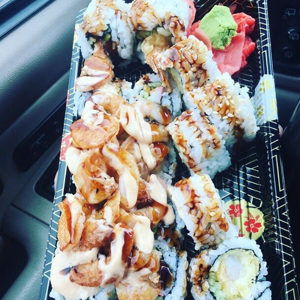 Quickway Hibachi - Dancing Shrimp roll and Shrimp tempura roll - Japanese Near Me - Pikesville, Maryland Quickway Hibachi - Dancing Shrimp roll and Shrimp tempura roll - Japanese Near Me - Pikesville, Maryland