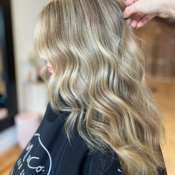 M&Co. Salon - Gorgeous blonde by our stylist Hailey - Hair Salons Near Me - Wheaton, Illinois