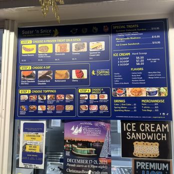 Sugar 'n Spice - Full Menu - Ice Cream & Frozen Yogurt Near Me - Newport Beach, California Sugar 'n Spice - Full Menu - Ice Cream & Frozen Yogurt Near Me - Newport Beach, California