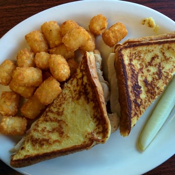 West Manchester Diner - Monte Cristo with tater tots - Diners Near Me - York, Pennsylvania West Manchester Diner - Monte Cristo with tater tots - Diners Near Me - York, Pennsylvania