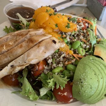 Blue Line Sandwich - #thaisalad #mandarinoranges #avacado #edamame - Breakfast & Brunch Near Me - Metairie, Louisiana Blue Line Sandwich - #thaisalad #mandarinoranges #avacado #edamame - Breakfast & Brunch Near Me - Metairie, Louisiana