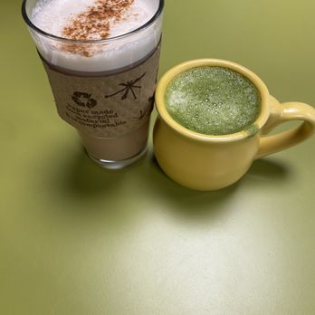 Snooze, an A.M. Eatery - Chia and matcha latte - Breakfast & Brunch Near Me - Nashville, Tennessee
