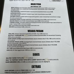The Bagelry - Menu
