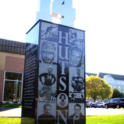 Walk of Legends - Tribute to Don Hutson, Lombardi Avenue on the Walk of Legends, Green Bay, WI, USA.