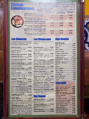 Menu photo 4 Hacienda Tequila Clovis, CA