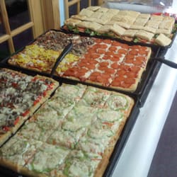 Ricky Dee's Pizza - Some of our excellent menu items - Pizza, Gourmet White Pizza, and our Billie-Bub Sub!
