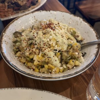 Texan Taco Bar - Corn and Brussel Sprouts Elote - Tacos Near Me - Chicago, Illinois
