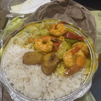 The Door - Curry shrimp, white rice and steamed veg. - Caribbean Near Me - Jamaica, New York The Door - Curry shrimp, white rice and steamed veg. - Caribbean Near Me - Jamaica, New York
