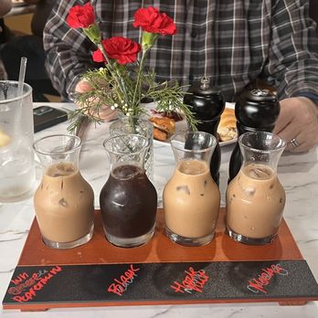 Lula Mae Bistro - Coffee flight with no whip - Southern Near Me - Terrell, Texas