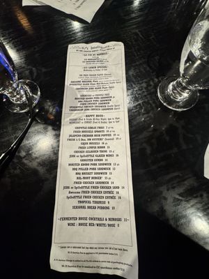 Menu photo 1 S/T Hooligans Seattle, WA