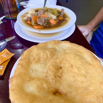 Cameron Trading Post - Navajo bread and stew. Wowza - Hotels Near Me - Cameron, Arizona