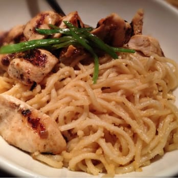 AnQi Bistro - garlic noodles with chicken - Asian Fusion Near Me - Costa Mesa, California