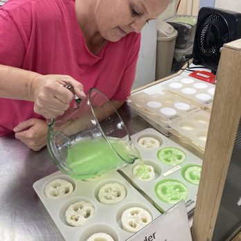 The Soap Company Store - I wish I remembered her name! Def an asset to the owners of the company! Making loofah soap! - Skin Care Near Me - Kissimmee, Florida The Soap Company Store - I wish I remembered her name! Def an asset to the owners of the company! Making loofah soap! - Skin Care Near Me - Kissimmee, Florida