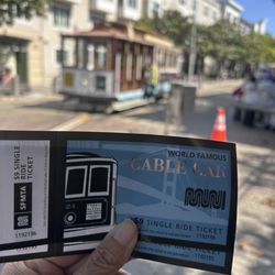 Cable Cars - Tickets could be purchased at kiosk by each end of the cable line street.