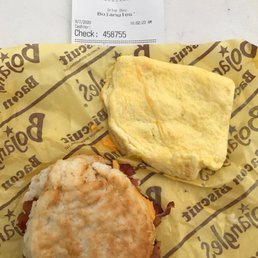 a biscuit and a biscuit sandwich