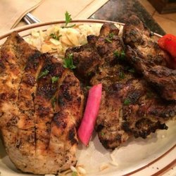 Arabian Village Market - Marinated chicken and rice. Try it you will love it.