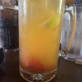 Broken Oar Restaurant - Shea's special flavor lemonade- peach strawberry yum! - American Near Me - Moab, Utah