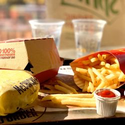 McDonald's - Bright red ketchup.