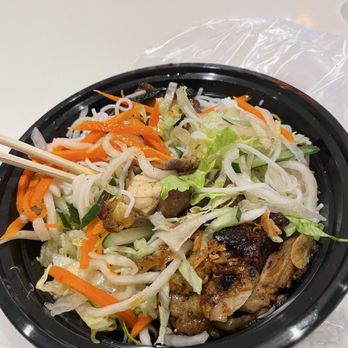 Diem 99 Cafe - BBQ Chicken (after I mixed everything in) - Vietnamese Near Me - Aiea, Hawaii