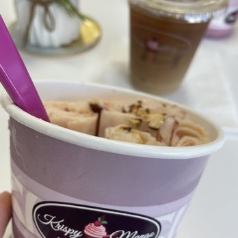 Krispy Mango Cafe & Bakeshop - Rolled ice cream - Ice Cream & Frozen Yogurt Near Me - Huntington, New York Krispy Mango Cafe & Bakeshop - Rolled ice cream - Ice Cream & Frozen Yogurt Near Me - Huntington, New York