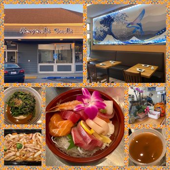 Hayashi Sushi - Montage of images from Hayashi Sushi - Sushi Bars Near Me - Half Moon Bay, California Hayashi Sushi - Montage of images from Hayashi Sushi - Sushi Bars Near Me - Half Moon Bay, California