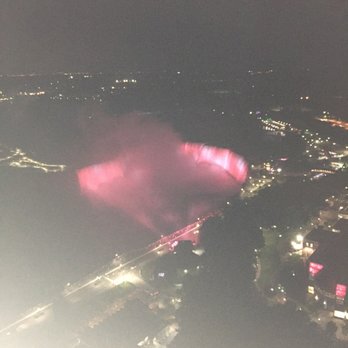 Skylon Tower - This is better seen with your own eyes.  Top of the tower. Red and white. - Canadian (New) Near Me - Niagara Falls, Ontario