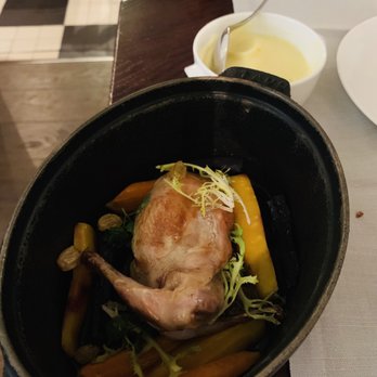 L'Entredgeu - Quail stuffed with fois gras - French Near Me - Paris, 75