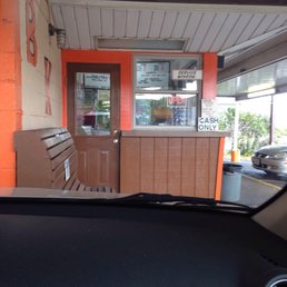 the front of a restaurant