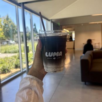 Luma Coffee Lounge - Hojicha Latte - Cafes Near Me - Redwood City, California Luma Coffee Lounge - Hojicha Latte - Cafes Near Me - Redwood City, California