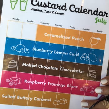 Shake Shack Upper West Side - back of menu with the custard flavor of the week - Fast Food Near Me - New York, New York Shake Shack Upper West Side - back of menu with the custard flavor of the week - Fast Food Near Me - New York, New York