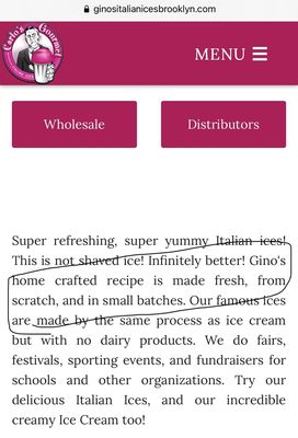 Carlos Gourmet Italian Ices by null