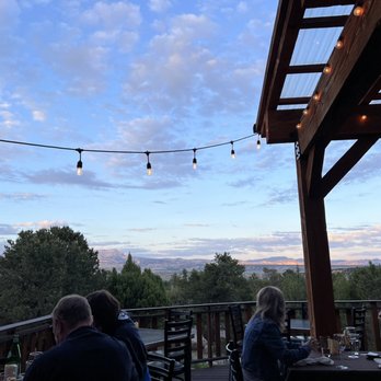 Stone Hearth Grille - The view at sunset. - American Near Me - Tropic, Utah Stone Hearth Grille - The view at sunset. - American Near Me - Tropic, Utah