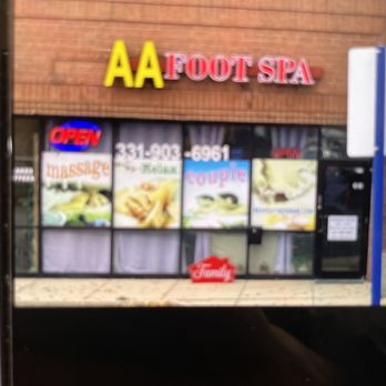 AA Foot & Body Spa - Store front sign - Massage Near Me - Lisle, Illinois AA Foot & Body Spa - Store front sign - Massage Near Me - Lisle, Illinois