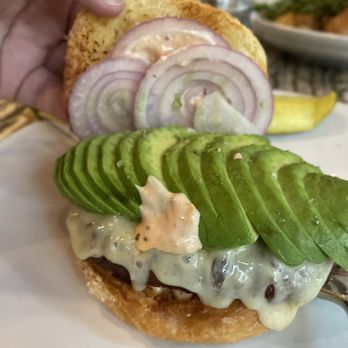 Jams - Jams Burger with Avocado - New American Near Me - New York, New York Jams - Jams Burger with Avocado - New American Near Me - New York, New York