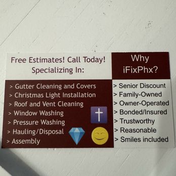 iFixPhx - He even does Christmas lights! - Handyman Near Me - Glendale, Arizona