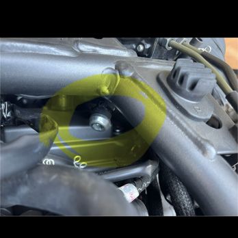 Motorsport Exotica - Plugged breather hose to crank case with a Bolt. - Motorcycle Repair Near Me - Burbank, California Motorsport Exotica - Plugged breather hose to crank case with a Bolt. - Motorcycle Repair Near Me - Burbank, California