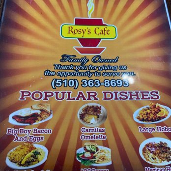 Rosy's Cafe - Menu - American Near Me - Hayward, California Rosy's Cafe - Menu - American Near Me - Hayward, California