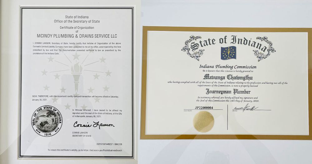 Slide of McIndy Plumbing & Drains Service