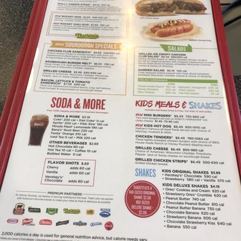 Johnny Rockets - Menu June 2018 - Diners Near Me - Anaheim, California