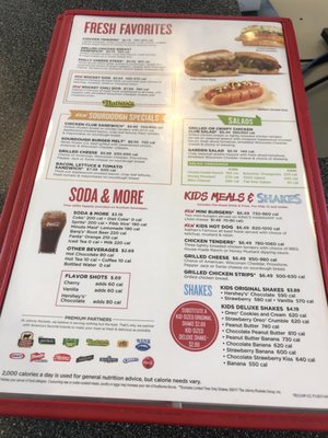 Menu photo 5 Johnny Rockets Anaheim, CA