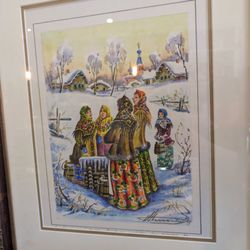 Janchenko's Bakery - Drawing of Russia