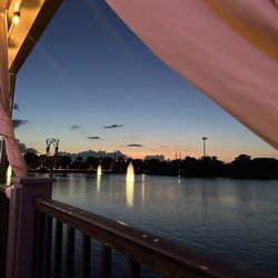 Outside