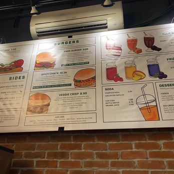 Burgers Park - The menu - Burgers Near Me - North York, Ontario