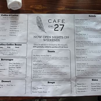 Cafe on 27 - As of 7/10/26 - Breakfast & Brunch Near Me - Topanga, California Cafe on 27 - As of 7/10/26 - Breakfast & Brunch Near Me - Topanga, California