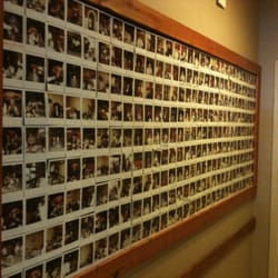 Cancun Mexican Grill - Wall of Polaroids!