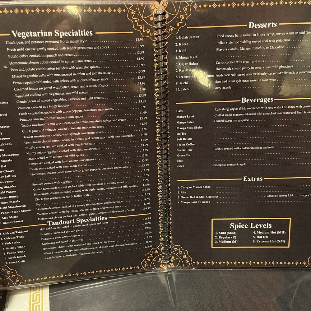 Flame India Restaurant - Menu 3/3 - Indian Near Me - West Chester Township, Ohio Flame India Restaurant - Menu 3/3 - Indian Near Me - West Chester Township, Ohio